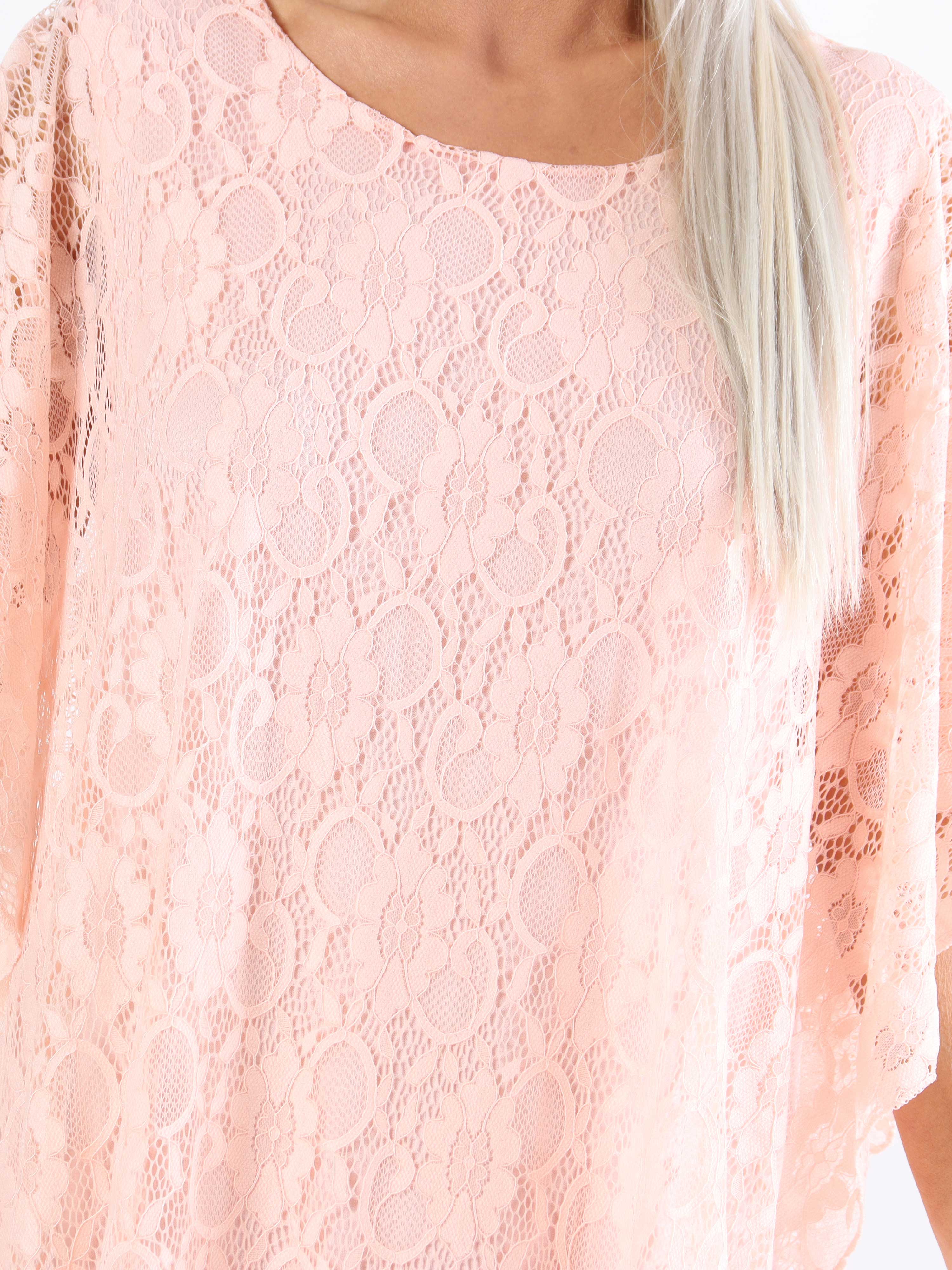 Kenya Lace - Söt tunikaklänning i spets i plusstorlek